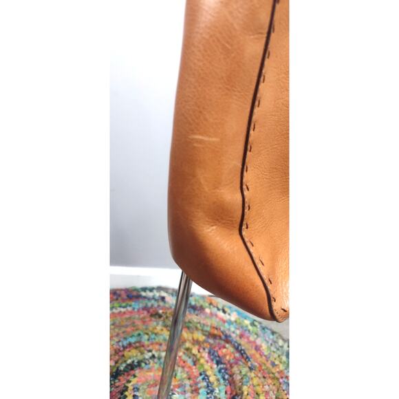 Vintage Fossil Shoulder Bag Tan Leather Boho‎ - Picture 7 of 16